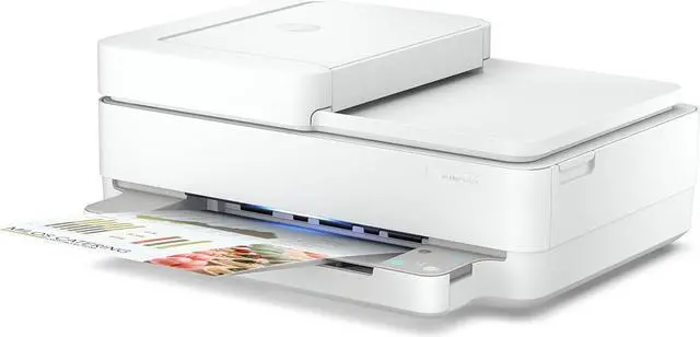 Alt view image 4 of 4 - HP Envy 6452e Inkjet Printer Wireless Color All-in-One Printer - Print/Copy/Scan/Mobile Fax/ 1 Year HP Warranty