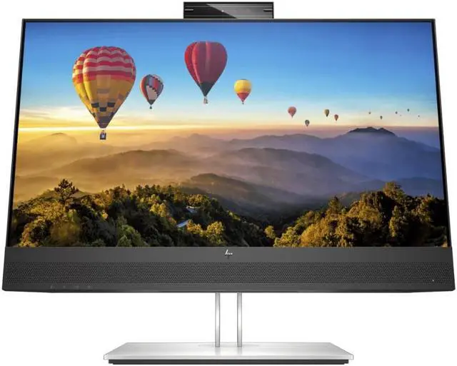 Alt view image 7 of 10 - HP E24m G4 FHD 23.8" Desktop Monitor Webcam 75Hz Pivot Height Adjust Tilt Swivel