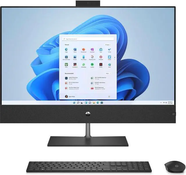 Alt view image 2 of 5 - HP Pavilion 3N9R1AV 31.5" QHD IPS All-in-One Desktop Intel Core i3-12100T 2.20 GHz up to 4.10 GHz NVIDIA GeForce GTX 3050 32GB DDR4-3200 1TB SSD Windows 11 Home, Black - 3N9R1AV-E004