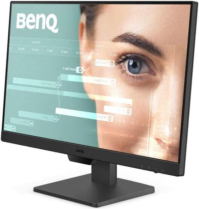 Alt view image 2 of 6 - BenQ GW2490 24" FHD IPS 100Hz Gaming Monitor 5 ms Aspect Ratio 16:9 Tilt -5 - 20 Colors 16.7Anti-Glare HDMI DisplayPort Ultra-Slim Bezel with Brightness Intelligence