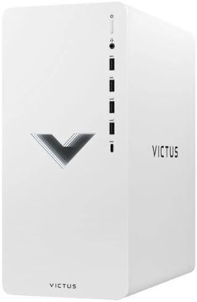 Alt view image 2 of 3 - HP Victus 15L TG02-1000 Intel Core i7-13700 1.50 GHz up to 5.2 GHz 16GB DDR4 1TB SSD  1TB HDD NVIDIA GeForce RTX 4060 Windows 11 Home Gaming Desktop, White - 6V9T6AV-V118