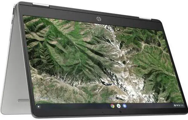 Alt view image 14 of 19 - HP Chromebook x360 14a-ca0040nr 14" HD Touch Laptop Intel Celeron N4020 1.10GHz up to 2.80GHz Intel UHD Graphics 600 4GB LPDDR4-2400 RAM 32GB eMMC ChromeOS - 4A6G3UA