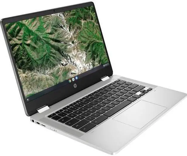 Alt view image 16 of 19 - HP Chromebook x360 14a-ca0040nr 14" HD Touch Laptop Intel Celeron N4020 1.10GHz up to 2.80GHz Intel UHD Graphics 600 4GB LPDDR4-2400 RAM 32GB eMMC ChromeOS - 4A6G3UA