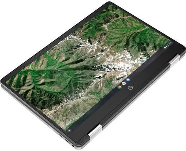 Alt view image 19 of 19 - HP Chromebook x360 14a-ca0040nr 14" HD Touch Laptop Intel Celeron N4020 1.10GHz up to 2.80GHz Intel UHD Graphics 600 4GB LPDDR4-2400 RAM 32GB eMMC ChromeOS - 4A6G3UA