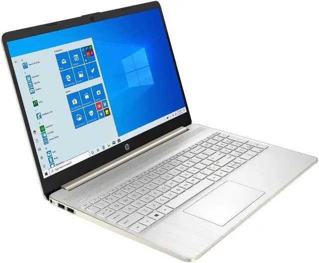Alt view image 3 of 3 - HP 15-dy0026ds 15.6" Intel Celeron N4120 1.1 GHz up to 2.6 GHz 4GB DDR4 128GB SSD Intel UHD Graphics Windows 11 Home Laptop, Gold - 43N41UA
