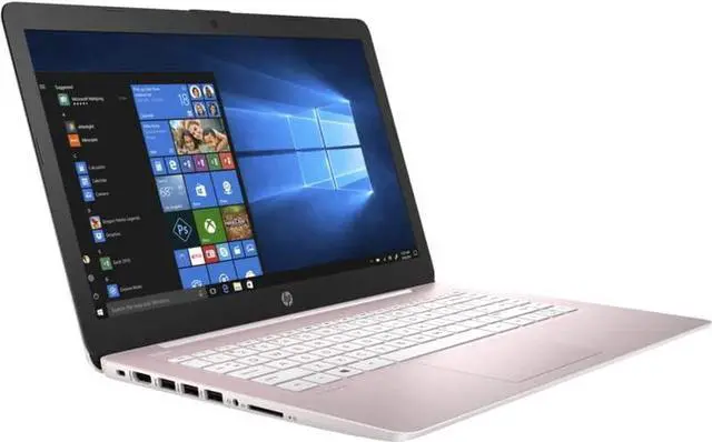 Alt view image 3 of 5 - HP Stream 14-cb122ds 14" HD Laptop Intel Celeron N4020 1.1 GHz up to 2.8 GHz Intel UHD Graphics 4GB DDR4-2400 MHz RAM 64 GB eMMC Windows 11 Home, Pink - 519N2UA