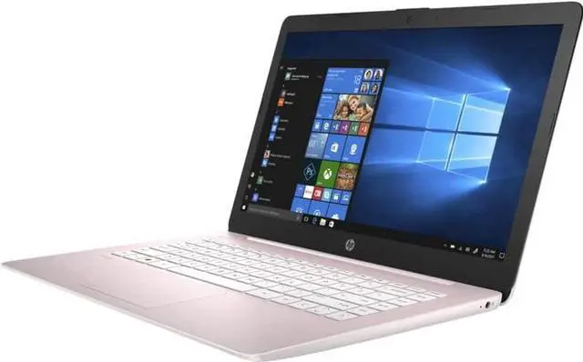 Alt view image 4 of 5 - HP Stream 14-cb122ds 14" HD Laptop Intel Celeron N4020 1.1 GHz up to 2.8 GHz Intel UHD Graphics 4GB DDR4-2400 MHz RAM 64 GB eMMC Windows 11 Home, Pink - 519N2UA