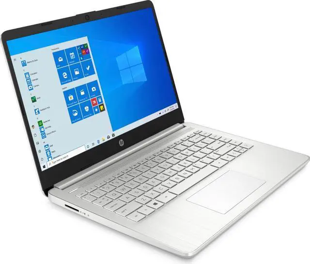 Alt view image 3 of 6 - HP 14-fq1025nr 14" FHD IPS Laptop AMD Ryzen 5 5500U 2.1 GHz up to 4.0 GHz AMD Radeon Graphics 8GB DDR4-3200 MHz RAM 256GB PCIe NVMe M.2 SSD Windows 11 Home - 51N12UA