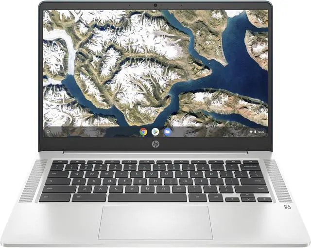 Alt view image 2 of 19 - HP Chromebook 14a-na0120nr 14" HD Laptop Intel Celeron N4020 1.10GHz up to 2.80GHz Dual-core, Intel UHD Graphics 600 4GB LPDDR4-2400 RAM 32GB eMMC Chrome OS