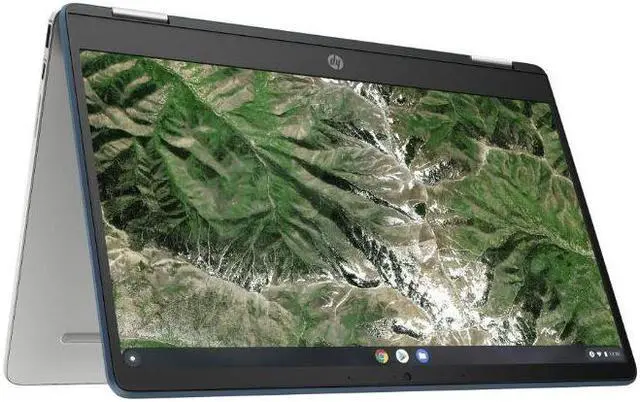 Alt view image 7 of 8 - HP Chromebook 360 14a 2-in-1 Laptop, Intel Celeron Processor, 4 GB RAM, 32 GB eMMC, 14 HD (1366 x 768) Chrome OS, Webcam & Dual Mics, Work & Play with Long Battery Life (14a-ca0060nr, 2021)