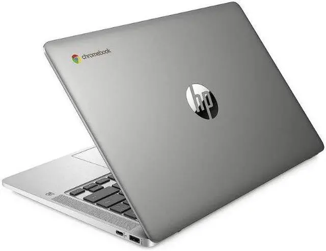 Alt view image 12 of 12 - HP Chromebook 14a-na0024nr 14" HD Laptop Intel Celeron N4120 1.10GHz up to 2.60GHz, 4-cores Intel UHD Graphics 600 4GB LPDDR4-2400 RAM 32GB eMMC Chrome OS - 4M111UA