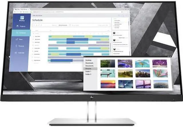 Main image of HP E27q G4 QHD 27" QHD IPS Monitor 5ms GtG 250 nits Anti-glare Edge-lit Contrast Ratio: 1000:1 Aspect Ratio 16:9 Tilt -5 to +23° Vesa 100 mm HDMI DisplayPort - 9VG82AA