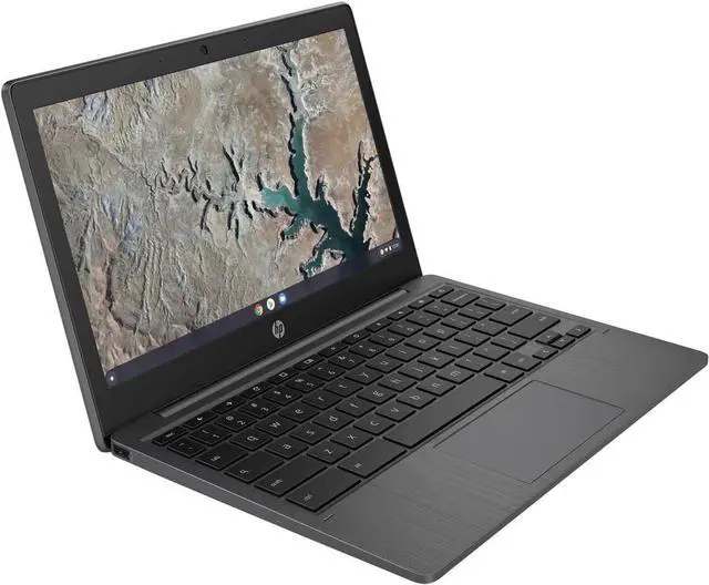 Alt view image 3 of 4 - HP Chromebook 11a-na0070nr 11.6" HD Anti-Glare Laptop MediaTek MT8183 2.0 GHz, 8 cores MediaTek Graphics 4GB LPDDR4-3733 MHz RAM 64 GB eMMC Chrome OS - 60G00UA