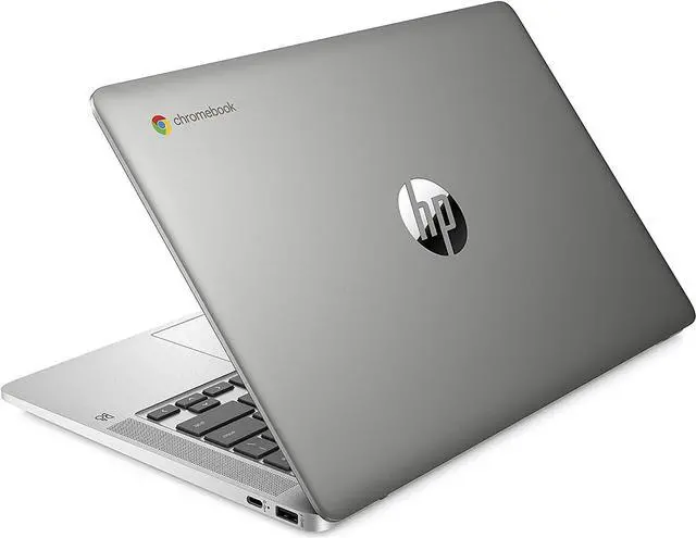 Alt view image 4 of 4 - HP Chromebook 14a-na0010cy 14" HD Laptop Intel Celeron N4020 1.1 GHz up to 2.8 GHz Intel UHD Graphics 600 4 GB DDR4-2400 RAM 32 GB eMMC Chrome OS - 21W01UA
