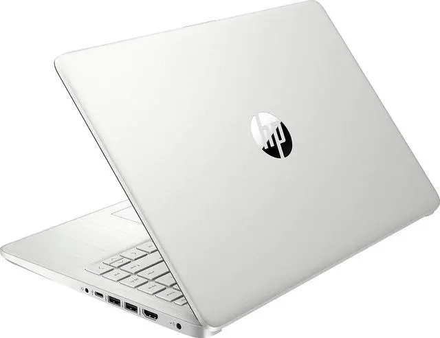 Alt view image 12 of 12 - HP 14-fq0033dx 14" HD Laptop AMD Ryzen 3 3250U 2.6 GHz up to 3.5 GHz AMD Radeon 8GB DDR4-2400 RAM 128GB SATA 3 M.2 SSD Windows 11 Home in S mode - 6A2P1UA