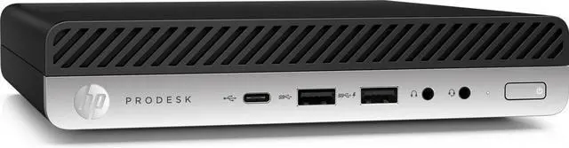 Alt view image 3 of 3 - HP ProDesk 600 G4 Mini Desktop Intel Core i5-8700T 2.40 GHz up to 4.00 GHz Intel UHD Graphics 630 8GB DDR4-2666 RAM 256GB PCIe NVMe M.2 SSD Windows 11 Home - 1B231UT