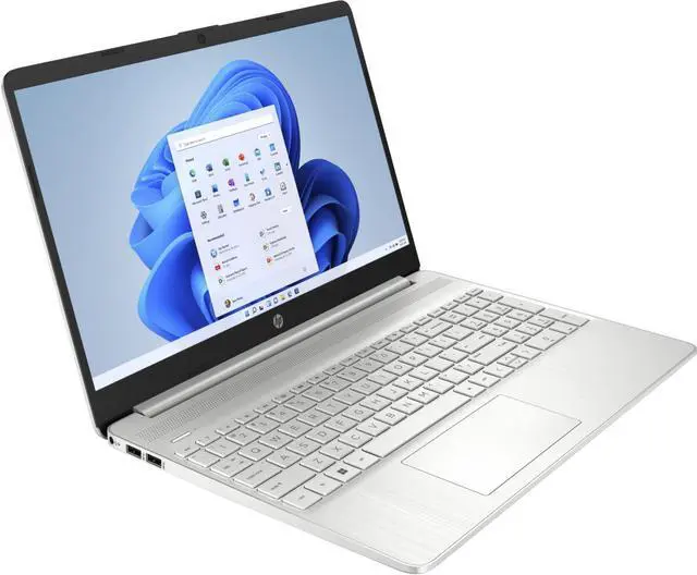 Alt view image 3 of 4 - HP 15-dy5035od 15.6" Intel Core i5-1235U 1.3 GHz up to 4.4 GHz 8GB DDR4 512GB SSD Intel Iris Xe Graphics Windows 11 Home Laptop, Silver - Minor Scratches and Dents