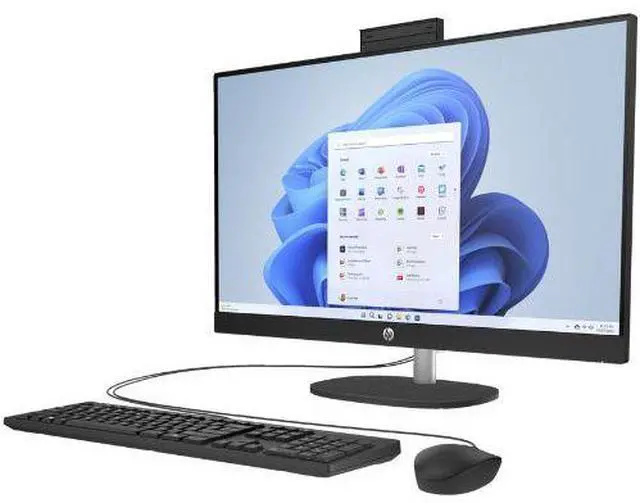 Alt view image 2 of 3 - HP 27-cr0000t 27" FHD IPS All-in-One Desktop Intel Core i3-1315U 3.3 GHz up to 4.5 GHz Intel UHD Graphics 8GB DDR4 256GB SSD Windows 11 Home - 946D3AV-V015