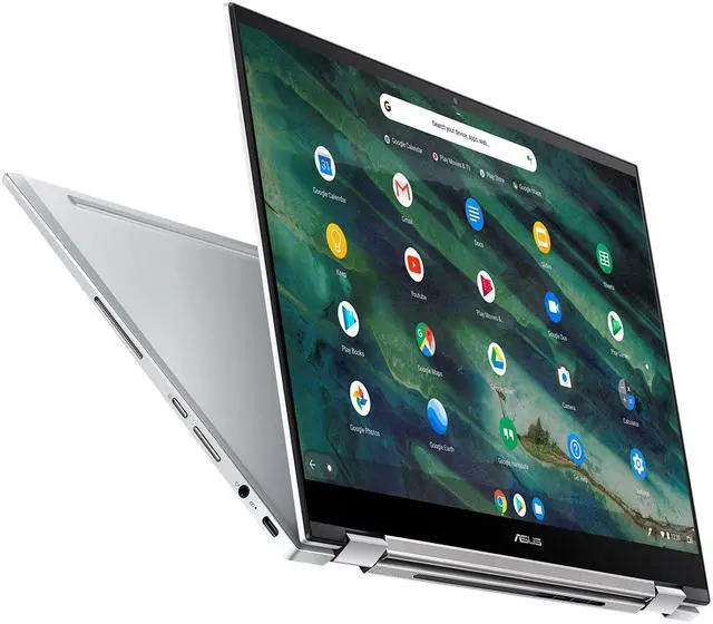 Alt view image 2 of 6 - ASUS Chromebook Flip C436FA-DS388T 14" FHD IPS Intel Core i3-10110U 2.1 GHz up to 4.1 GHz 8GB 128GB SSD Intel UHD Graphics Chrome OS Laptop