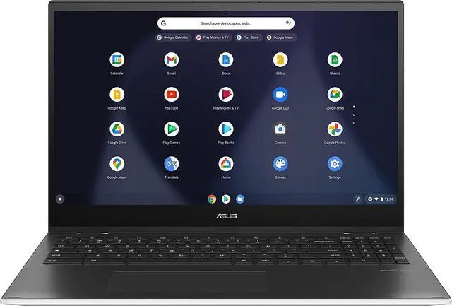 Main image of ASUS Chromebook Flip C536EA-BI3T3 15.6" FHD Touchscreen Intel Core i3-1115G4 1.7 GHz up to 4.1 GHz 8GB 128GB NVMe M.2 SSD Intel UHD Graphics Chrome OS Laptop