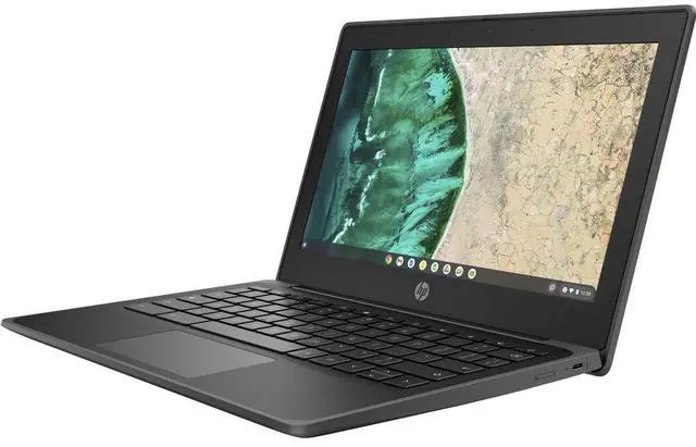 Alt view image 3 of 6 - HP Fortis 11 G9 Q 11.6" Touch Qualcomm Snapdragon 7c 8GB RAM 64GB eMMC Qualcomm Adreno 618 GPU ChromeOS Laptop, Jet Black - 6P180UT-I003