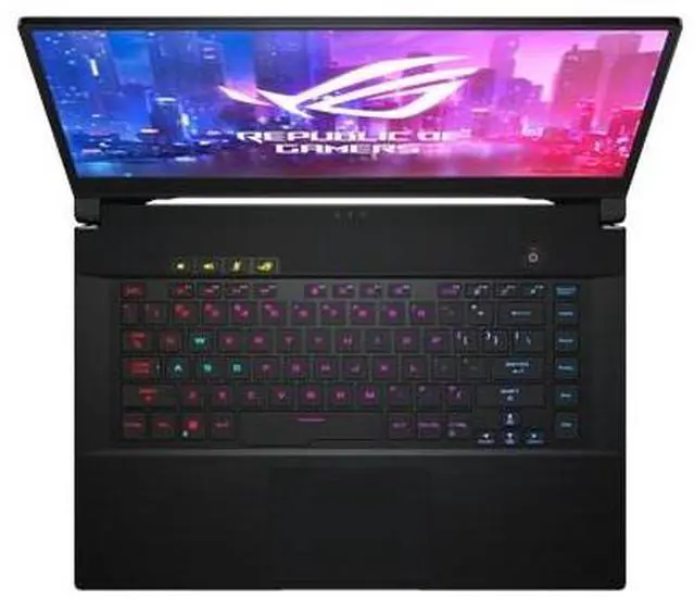 Alt view image 2 of 6 - ASUS ROG Zephyrus M Thin 15.6" 240Hz FHD IPS Intel Core i7-9750H 2.60 GHz 16GB DDR4 1TB SSD NVIDIA GeForce RTX 2070 Max-Q Windows 10 Home Gaming Laptop - GU502GW-AH76