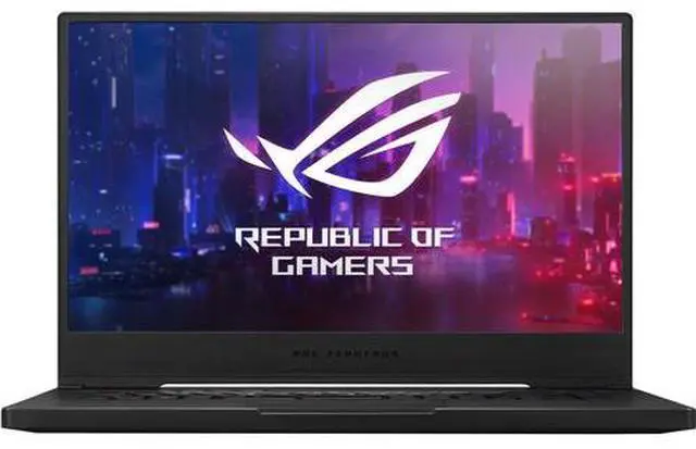 Alt view image 2 of 6 - ASUS ROG Zephyrus M 15.6" FHD 144Hz Intel Core i7-9750H 2.6 GHz up to 4.5 GHz 16GB DDR4 512GB SSD NVIDIA GeForce GTX 1660 Ti Windows 10 Pro Gaming Laptop - GU502GU-XB74