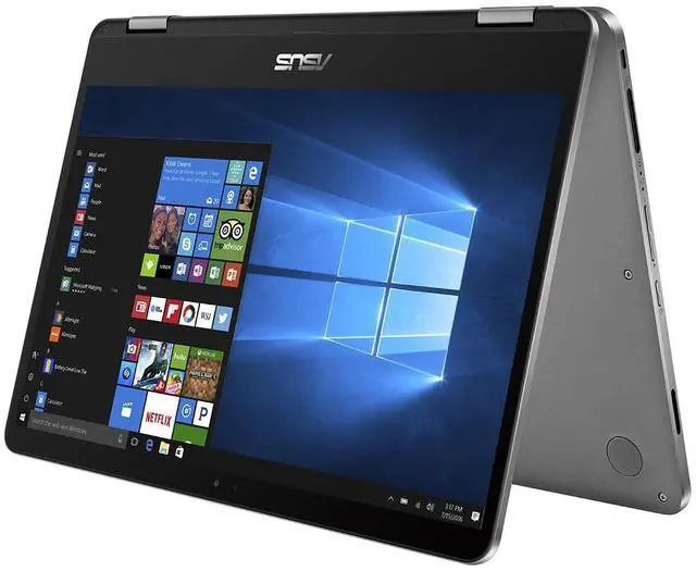 Alt view image 3 of 6 - ASUS VivoBook Flip 14 TP401NA 14" FHD IPS Touchscreen Intel Pentium N4200 1.1 GHz up to 2.50 GHz 4GB SDRAM 64GB eMMC Intel HD Graphics 505 Windows 10 Home in S Mode Laptop - TP401NA-UH21T