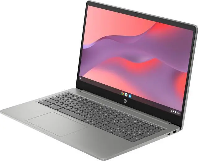 Alt view image 3 of 5 - HP Chromebook 15a-nb0013dx 15.6" Intel Processor N200 3.7 GHz 8GB RAM 64GB eMMC Intel UHD Graphics Chrome OS Laptop - 7J267UAR-I202