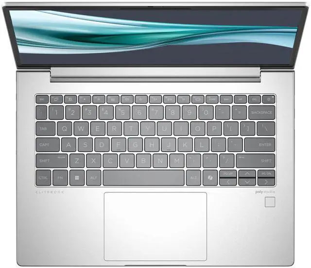 Alt view image 6 of 6 - HP EliteBook 640 G11 14" WUXGA Intel Core Ultra 7 165H 3.8 GHz up to 5.0 GHz 16GB DDR5 512GB PCIe NVMe SSD Intel Graphics Fingerprint Reader Windows 11 Pro Laptop, Silver - 901F2AV-I305
