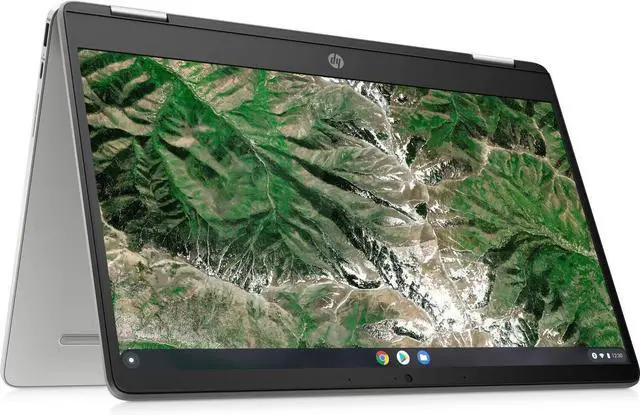Alt view image 4 of 6 - HP Chromebook x360 14a-ca1008ca 14" FHD Touch Intel Celeron N4500 1.1 GHz up to 2.8 GHz 4GB RAM 128GB eMMC Intel UHD Graphics ChromeOS Laptop - 81U70UA