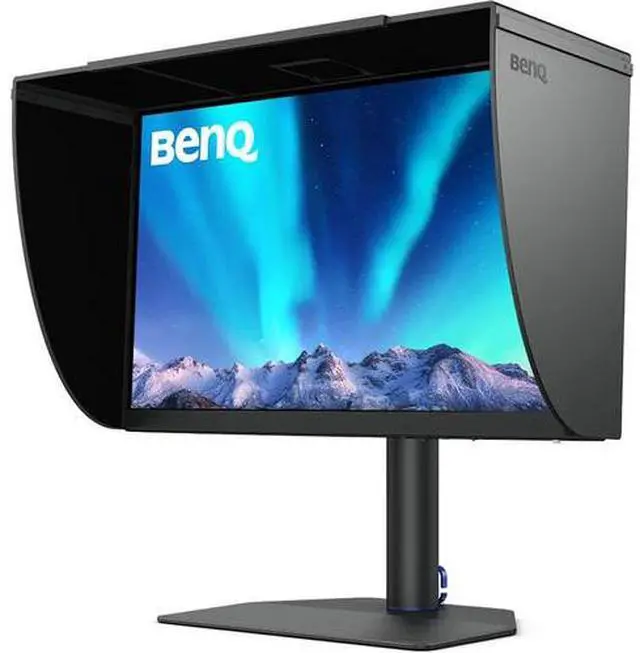 Alt view image 5 of 6 - BenQ PhotoVue 27" 4K UHD IPS Monitor 5ms GtG 16:9 1000:1 HDR10 & HLG, Tilt, Swivel and Height Adjustment, SD Card Reader, USB-C Anti-Glare HDMI & DisplayPort - SW272U