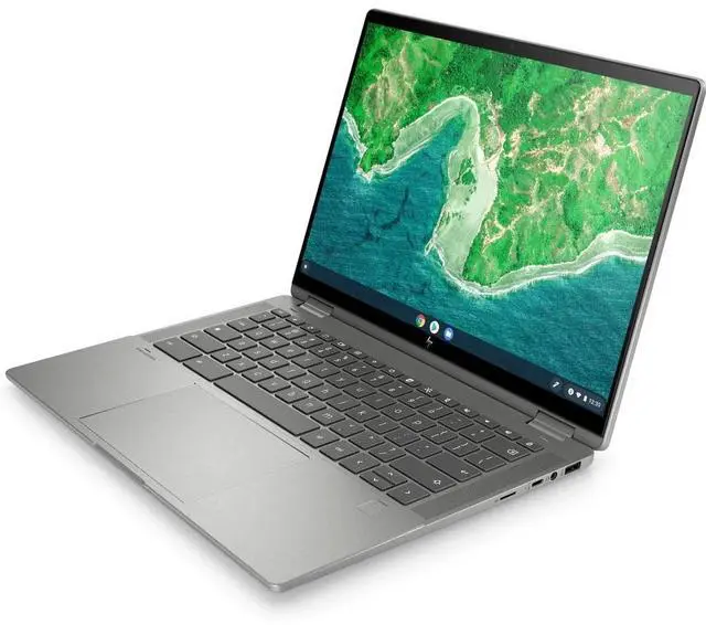 Alt view image 5 of 6 - HP Chromebook x360 14c-cd0053dx 14" WUXGA Touch Intel Core i3-1215U 1.2 GHz up to 4.4 GHz 8GB RAM 256GB SSD Intel UHD Graphics Chrome OS Laptop - 8F8P0UA