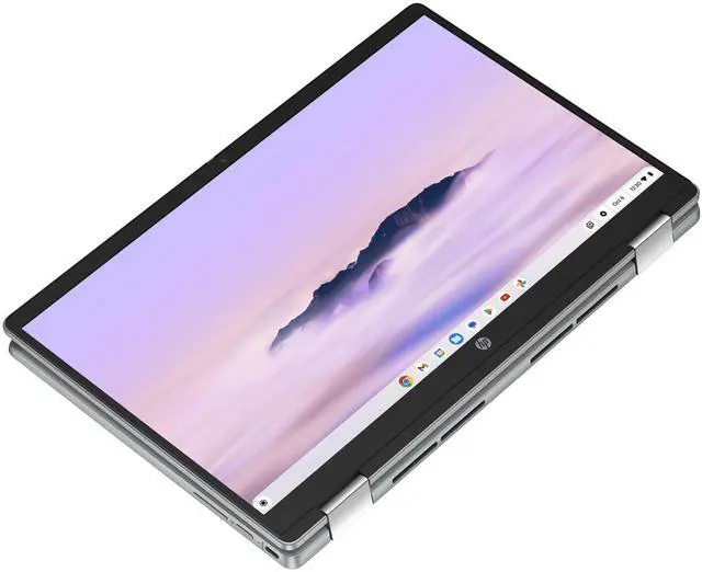 Alt view image 4 of 6 - HP Chromebook x360 14b-cd0020ca 14" FHD Touch Intel Core i3-N305 up to 3.8 GHz 8GB RAM 128GB UFS Intel UHD Graphics ChromeOS, Mineral Silver - 9X2U4UA