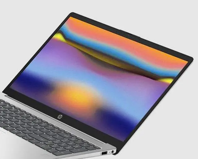 Alt view image 5 of 5 - HP 15-fc0651ds 15.6" Touch AMD Athlon Silver 7120U 2.4 GHz up to 3.5 GHz 4GB 128GB SSD AMD Radeon Graphics Windows 11 Home in S mode Laptop - 97U04UA