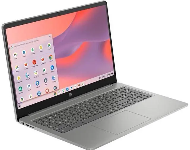 Alt view image 2 of 6 - HP Chromebook 15a-nb0006ca 15.6" FHD IPS Intel Core i3-N305 up to 3.80 GHz 8GB RAM 256GB UFS Intel UHD Graphics ChromeOS Laptop - 8M0C7UA