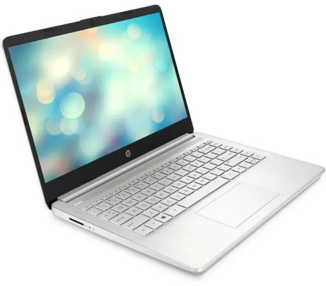 Alt view image 3 of 6 - HP 14-dq2031wm 14" Intel Core i3-1115G4 3.0 GHz up to 4.1 GHz 4GB DDR4 128GB PCIe NVMe M.2 SSD Intel UHD Graphics Windows 11 Home in S mode Laptop, Silver - 66C75UA