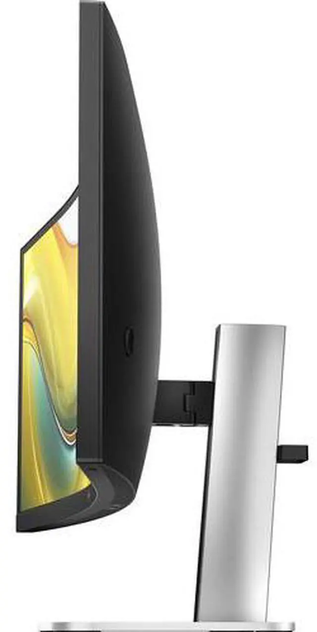 Alt view image 6 of 6 - HP Series 5 Pro 534pm 34" QHD 1500R Curved Monitor 21:9 1440p USB-C, 5MP IR, Speakers, Mics, Ambient Light Sensor, Tilt and Swivel, DisplayPort & HDMI - 9E0Z2UT