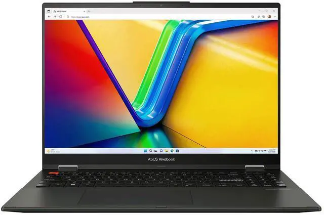 Main image of ASUS Vivobook S 16 Flip 16" WUXGA IPS Touchscreen AMD Ryzen 7 7730U 2.0GHz up to 4.5 GHz 16GB DDR4 1TB NVMe PCIe SSD AMD Radeon Vega 7 Windows 11 Home Laptop - TN3604YA-CS71T-CB