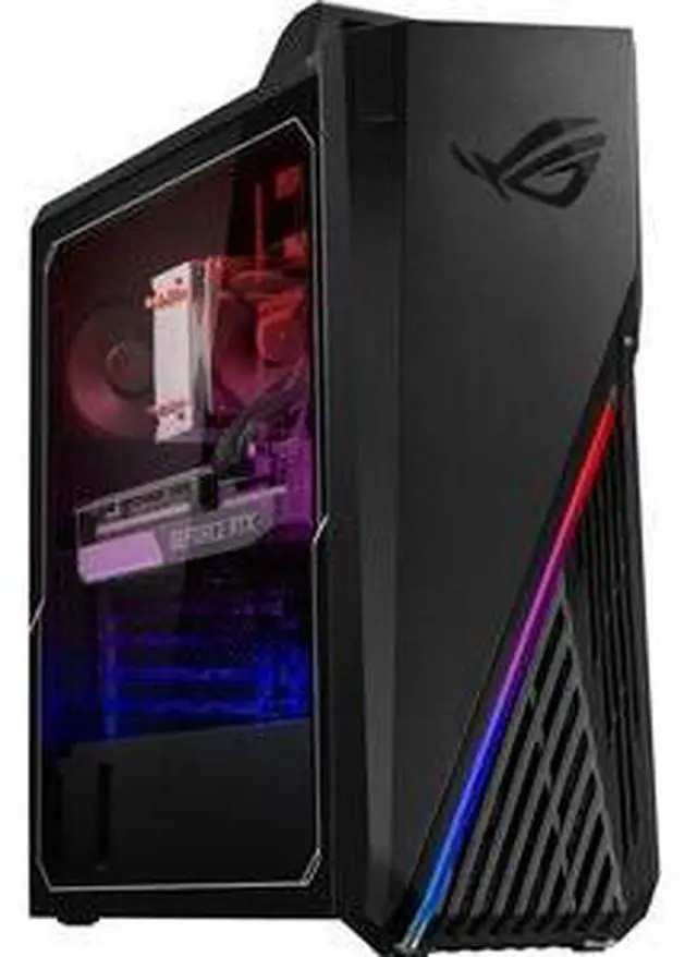 Main image of ASUS ROG Strix GT15 Intel Core i7-12700F 1.60 GHz up to 4.90 GHz 16GB DDR4-SDRAM 512GB PCI Express NVMe 4.0 M.2 SSD GeForce RTX 3060 Windows 11 Home Gaming Desktop - G15CF-BS764