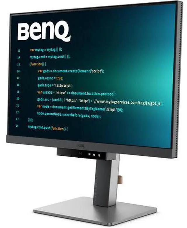 Alt view image 3 of 6 - BenQ RD240Q 24.1 WQXGA Programming Monitor 16:10, 5 ms, 300 nits, Contrast Ratio 1000:1, Coding Modes, USB-C (90W), HDMI & Display Pilot 2, Built-In Speakers & USB Hub