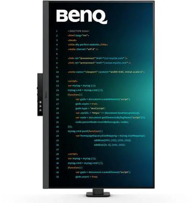 Alt view image 4 of 6 - BenQ RD320UA 31.5" 4K+ HDR Programming Monitor with Ergo Arm 16:9, 2000:1, 400 nits, Coding Modes, USB-C Daisy Chain Support, KVM & Lighting, HDMI & DisplayPort