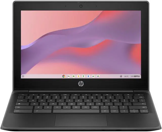 Main image of HP Fortis G10 Chromebook 11" Touch Intel Processor N100 up to 3.4 GHz 8GB RAM 64GB eMMC Intel UHD Graphics ChromeOS Laptop, Black - 9R3B4UT-I518