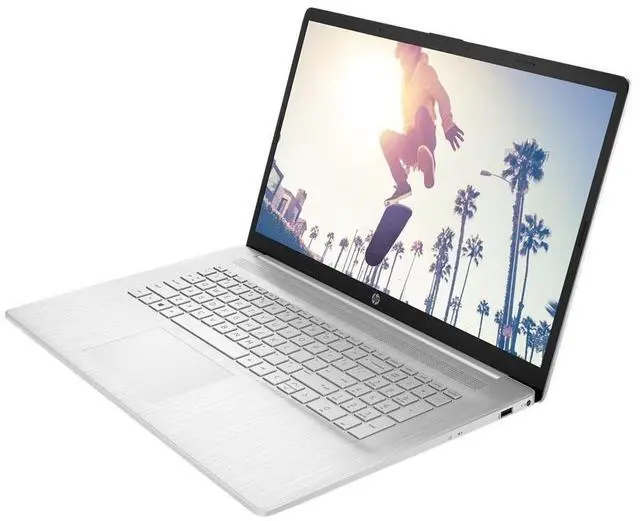 Alt view image 3 of 6 - HP 17t-cn200 17.3" HD+ Intel Core i7-1255U 1.7 GHz up to 4.7 GHz 16GB DDR4-3200 SDRAM 512GB NVMe SSD Intel Iris Xe Graphics Windows 11 Home Laptop, Silver - 4V788AV-I227