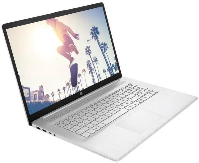 Alt view image 2 of 6 - HP 17t-cn200 17.3" HD+ Intel Core i7-1255U 1.7 GHz up to 4.7 GHz 16GB DDR4-3200 SDRAM 512GB NVMe SSD Intel Iris Xe Graphics Windows 11 Home Laptop, Silver - 4V788AV-I227