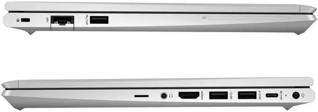Alt view image 4 of 6 - HP EliteBook 645 G9 14" FHD IPS AMD Ryzen 5 PRO 5675U 2.3 GHz up to 4.3 GHz 8GB DDR4 256GB SSD AMD Radeon Graphics Windows 11 Pro Laptop, Silver - Minor Scratches and Dents