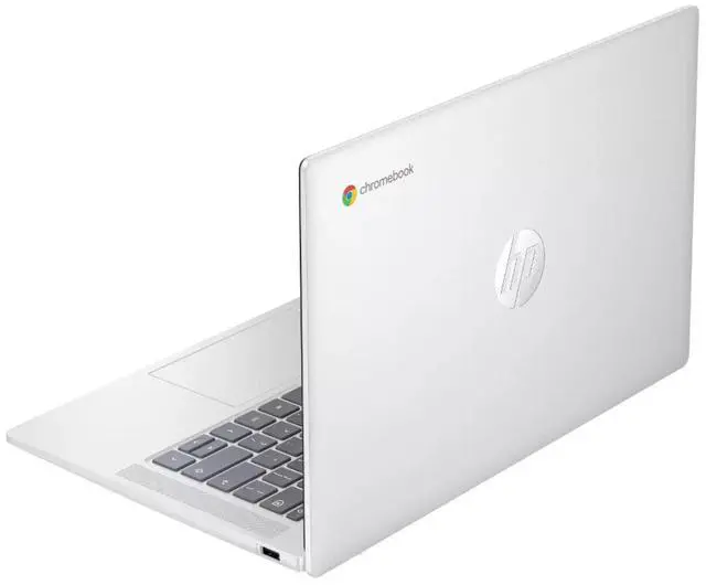 Main image of HP Chromebook 14a-nf0012tg 14" Intel Processor N200 3.7 GHz 4GB 128GB UFS Intel UHD Graphics Chrome OS Laptop, Silver - 9P1U4UAR-I602