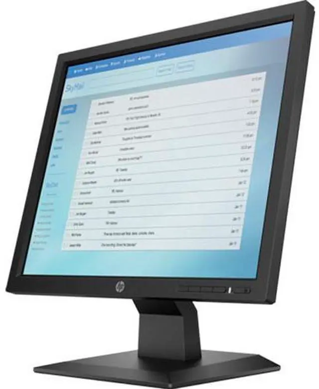 Alt view image 3 of 5 - HP P174 17" TN SXGA Monitor 5:4, 5ms, 60Hz, 1000:1, 250 cd/m², LED backlight, Anti-glare - 5RD64AA