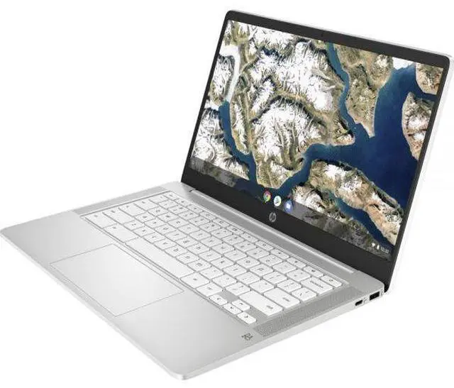 Alt view image 3 of 5 - HP Chromebook 14a-na0122od 14" Intel Pentium Silver N5030 1.10 GHz up to 3.10GHz 4GB 64GB eMMC Intel UHD Graphics 605 Chrome OS Laptop - 4N1B0UA