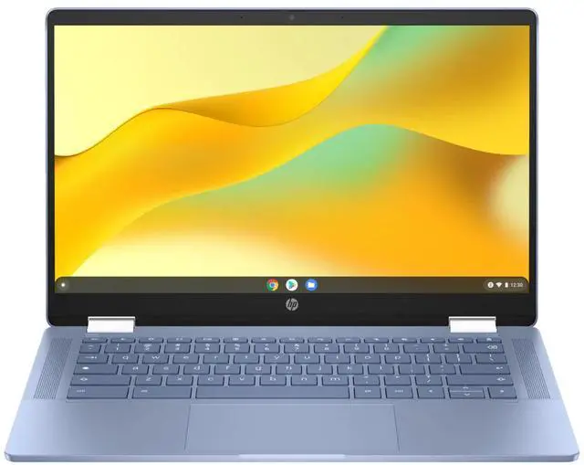 Main image of HP Chromebook x360 14b-cd0602ds 14" Touch Intel Processor N100 up to 3.4 GHz 4GB 128GB UFS Intel UHD Graphics ChromeOS Laptop, Sky Blue - B44DWUA